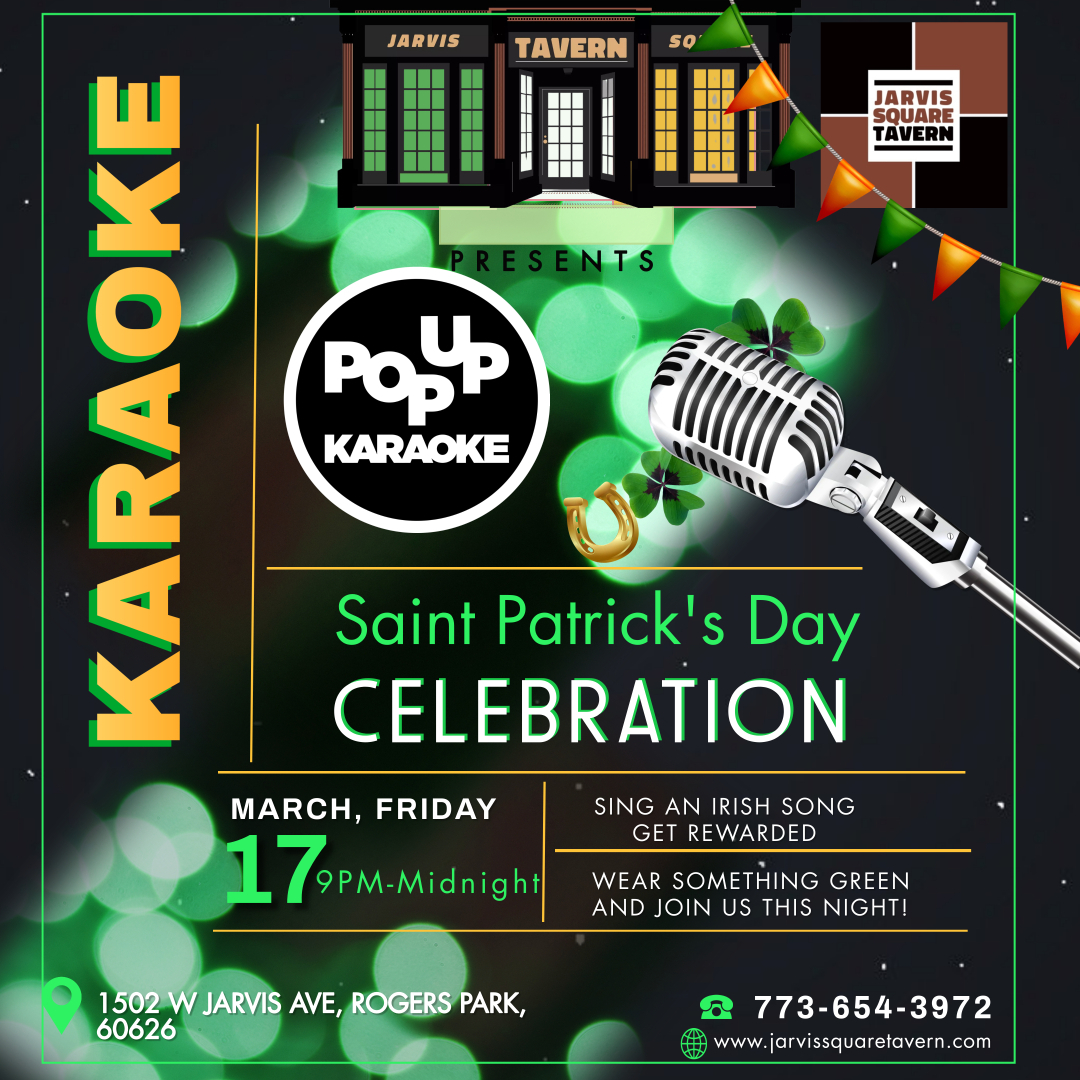 Think of the possibities?? Thin Lizzy, Van Morrison, Cranberries, U2, Val Doonican, Sinéad O'Connor & so many more artists! Get rewarded!
#stpatricksday #karaoke #localpub #supportlocal #rogersparkenomics