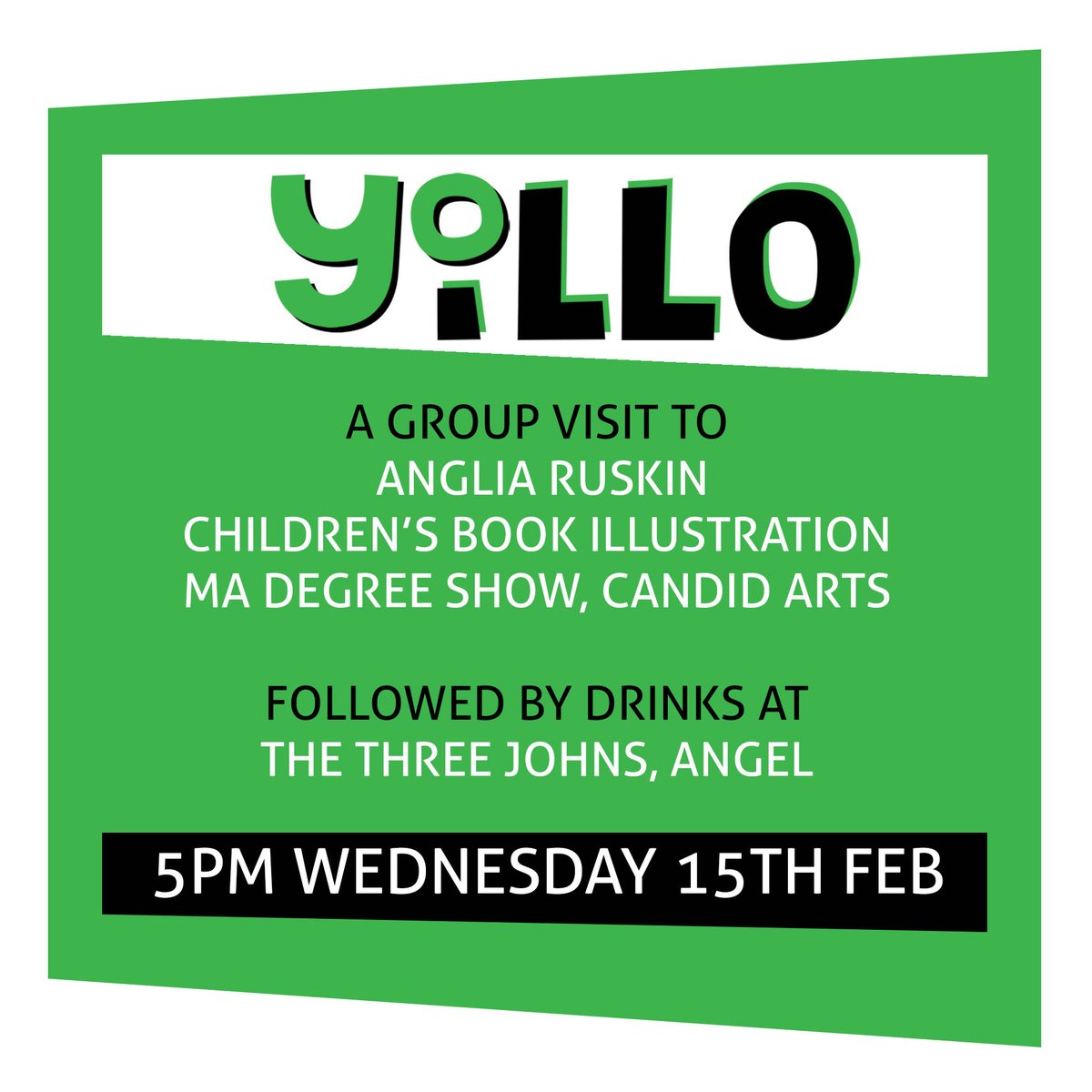 We're having a meet-up Wed 15th Feb, and it'll be a good one! Visiting the MA show for Anglia Ruskin Children's Book illustration.