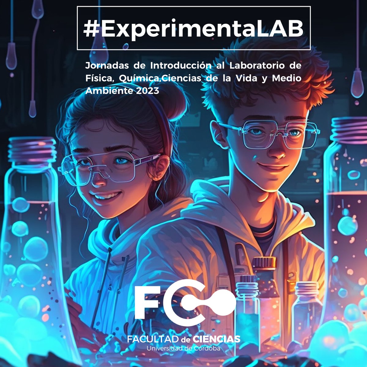 Fac_CienciasUCO's tweet photo. 🗣¡Mañana nos visitan en nuestra
Jornadas de Introd. al Laboratorio Experimental de Física, Química, Ciencias de la Vida y Medio Ambiente 2023 #ExperimentaLAB
#Córdobaesp @institutoMEDAC 
@beticamudarra @iesfidiana
@fdemartires @ElCarmenCole
@IES_FernandoIII 
@EFATorrealba https://t.co/wYmXtCXMpO