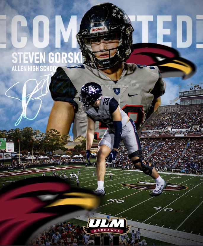 COMMITTED <a href="/ULM_FB/">ULM Football</a>