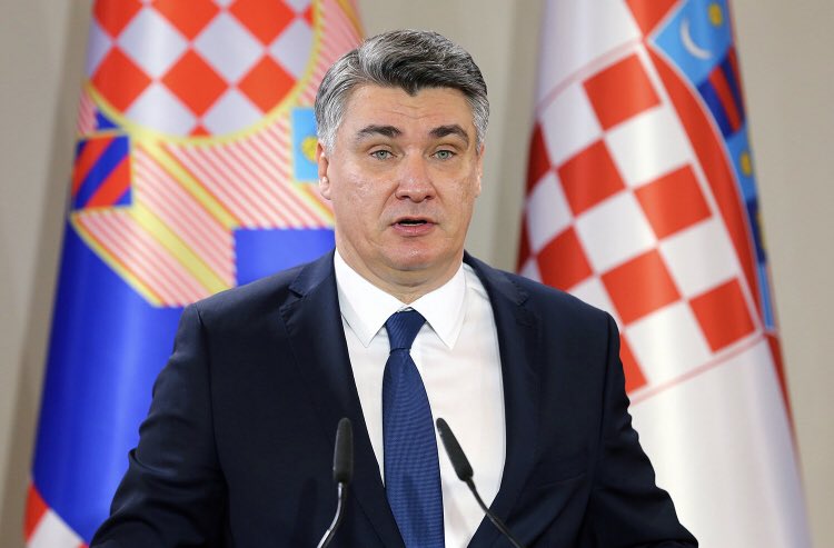 BREAKING: Croatia’s disgraced president Zoran Milanovic says: “Crimea will never be Ukrainian again”