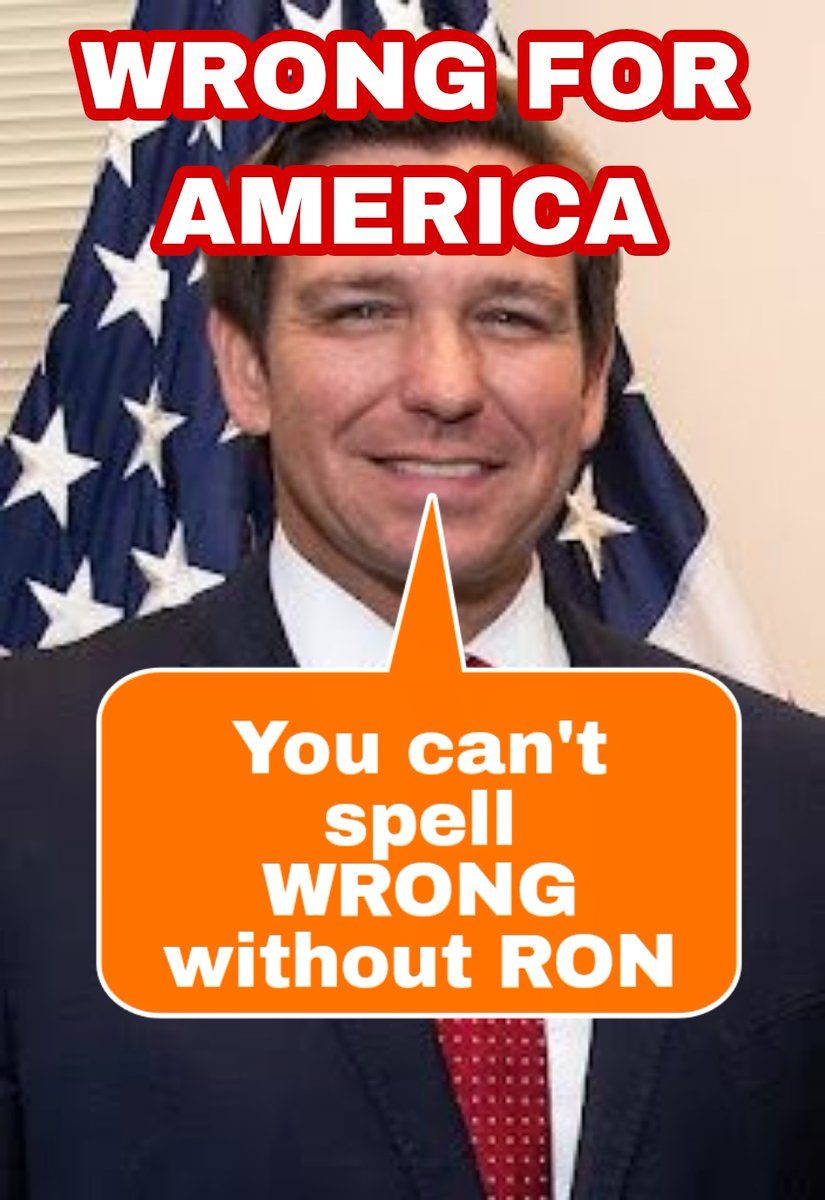 Hilltop__Leader's tweet photo. Keep him FL (Sorry 😔) We don't need/want him poisoning our country. #RonIsWrong https://t.co/ShgTPjJ8P4