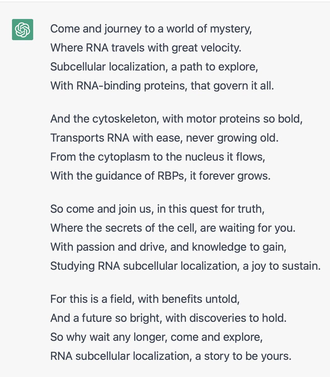 Furqan Fazal (@furqanmfazal) on Twitter photo We continue to hire postdocs <a href="/bcmhouston/">BCMHouston</a> to characterize the scope, function, and regulation of subcellular RNA localization using sequencing-based approaches. Please RT. #rna #postdocjobs #academictwitter We continue to hire postdocs <a href="/bcmhouston/">BCMHouston</a> to characterize the scope, function, and regulation of subcellular RNA localization using sequencing-based approaches. Please RT. #rna #postdocjobs #academictwitter