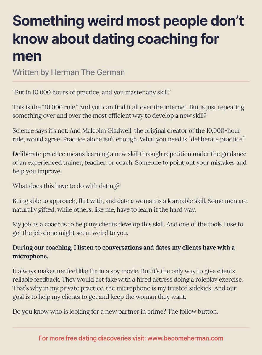 Something weird most people don’t know about dating coaching for men