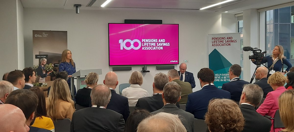 Not a bad way to start the @ThePLSA's 100th year! We welcomed <a href="/DWPgovuk/">Department for Work and Pensions</a> officials and the Pensions Minister Laura Trott, who came to our offices to unveil her new proposals to close the pensions inequality gap.