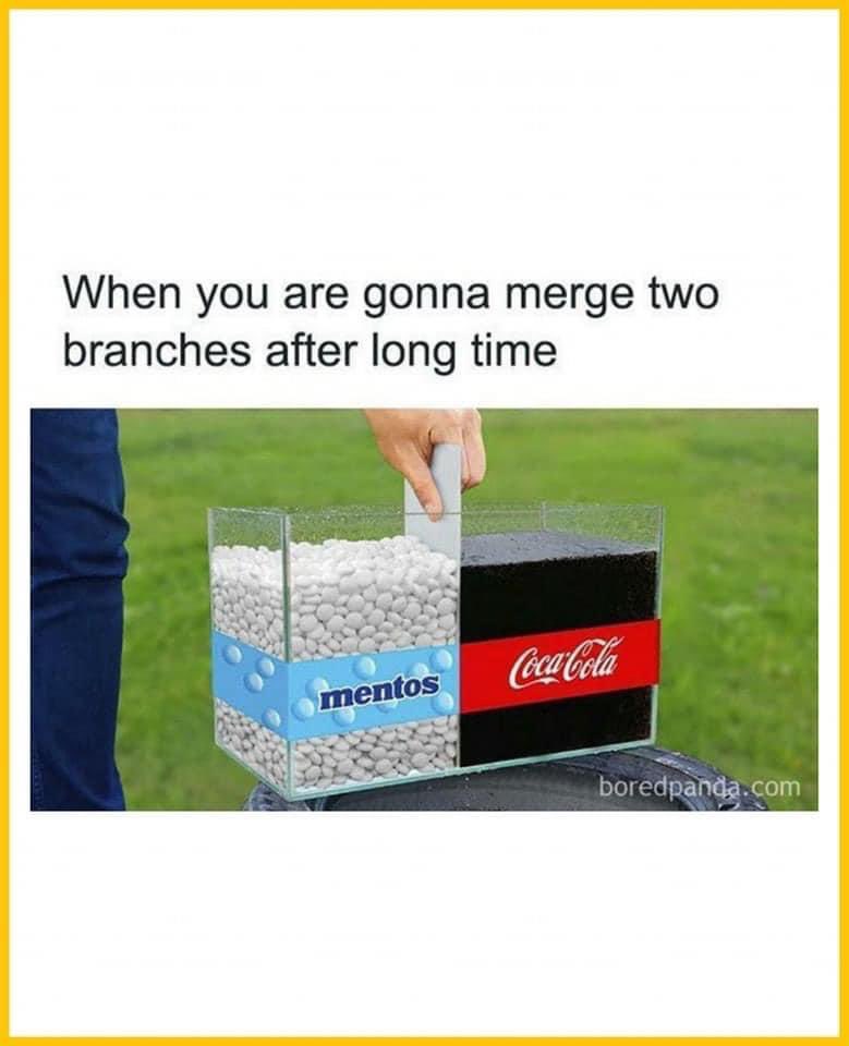 dksystemstech's tweet photo. Just do it bruh, yolo! 😂 #codinglife #github #Merge #technology #programminghumor https://t.co/oOjnPhnx7U