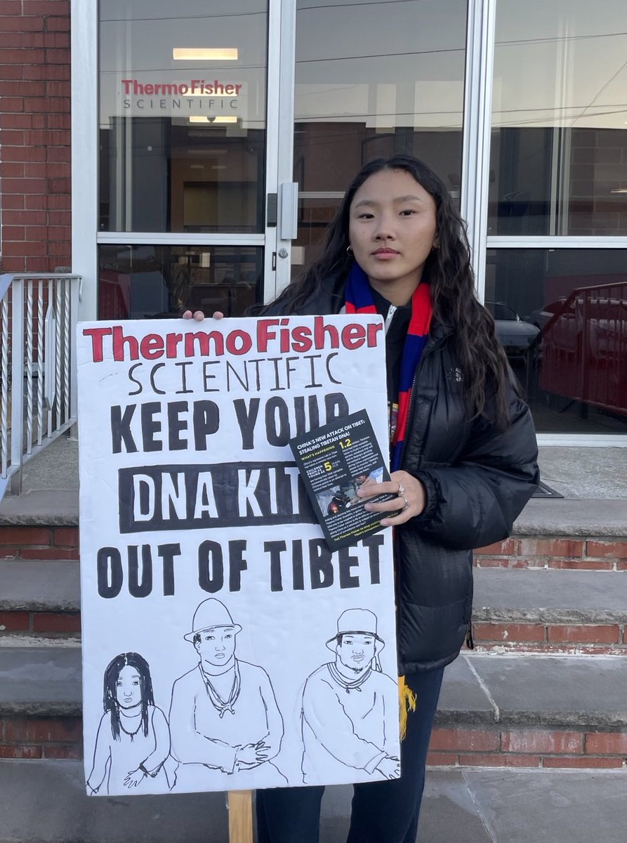 SFTHQ's tweet photo. 📢GLOBAL WEEK OF ACTION: HANDS OFF TIBETAN DNA

Take 30 seconds to join Tibetan student activist Yiga by sending an email to @thermofisher CEO Marc Casper ✊🏽

https://t.co/cb8Mq5ex0b https://t.co/Mn0iqA8gq7