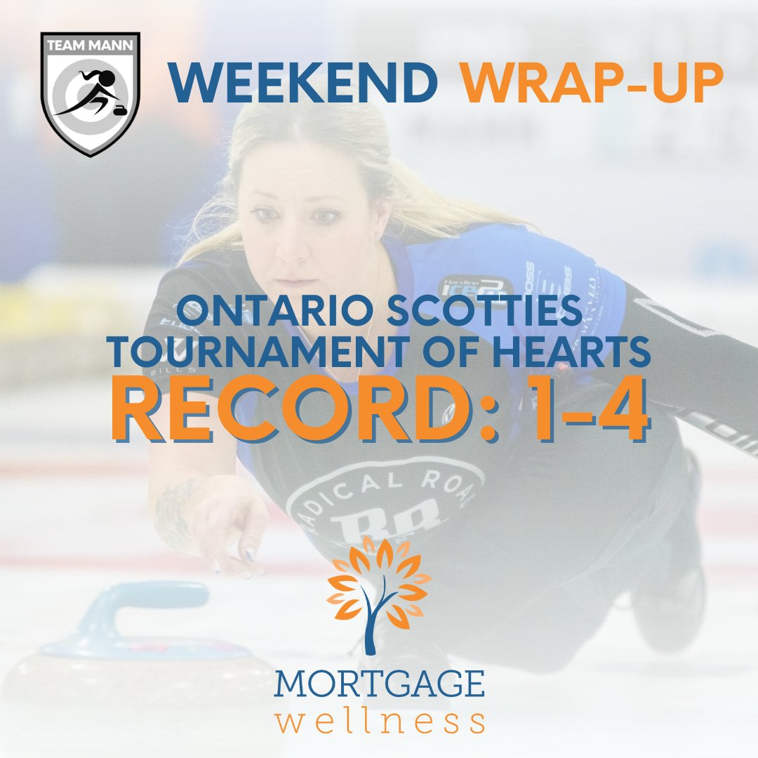 It's time for the Weekend Wrap-Up - Brought to you by Mortgage Wellness Sarnia:

While this past week at the Ontario Scotties Tournament of Hearts wasn't our best, as always we learned lessons it was an incredible experience! Congrats to the champions <a href="/TeamHoman/">Team Homan 🥌</a>!