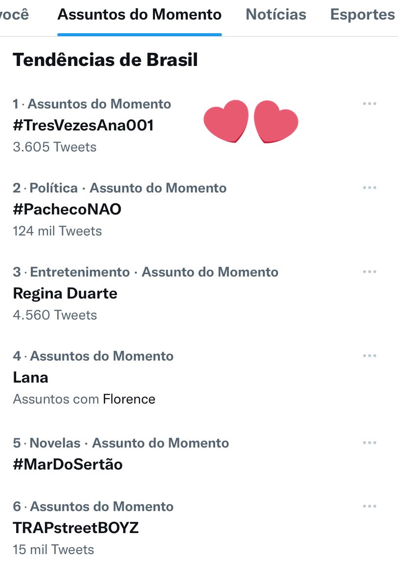 BMelloCosta's tweet photo. #TresVezesAna001 
Ana Letícia
Angelique Boyer 
Ana Laura 

A novela estreou arrasando com 4 assuntos do momento no Twitter 🇧🇷 

SUCESSO @Anboy88 @SBTonline 👏🏻👏🏻👏🏻 https://t.co/d3LYflV8M4