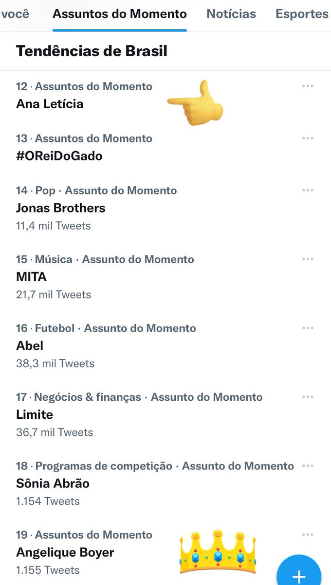BMelloCosta's tweet photo. #TresVezesAna001 
Ana Letícia
Angelique Boyer 
Ana Laura 

A novela estreou arrasando com 4 assuntos do momento no Twitter 🇧🇷 

SUCESSO @Anboy88 @SBTonline 👏🏻👏🏻👏🏻 https://t.co/d3LYflV8M4