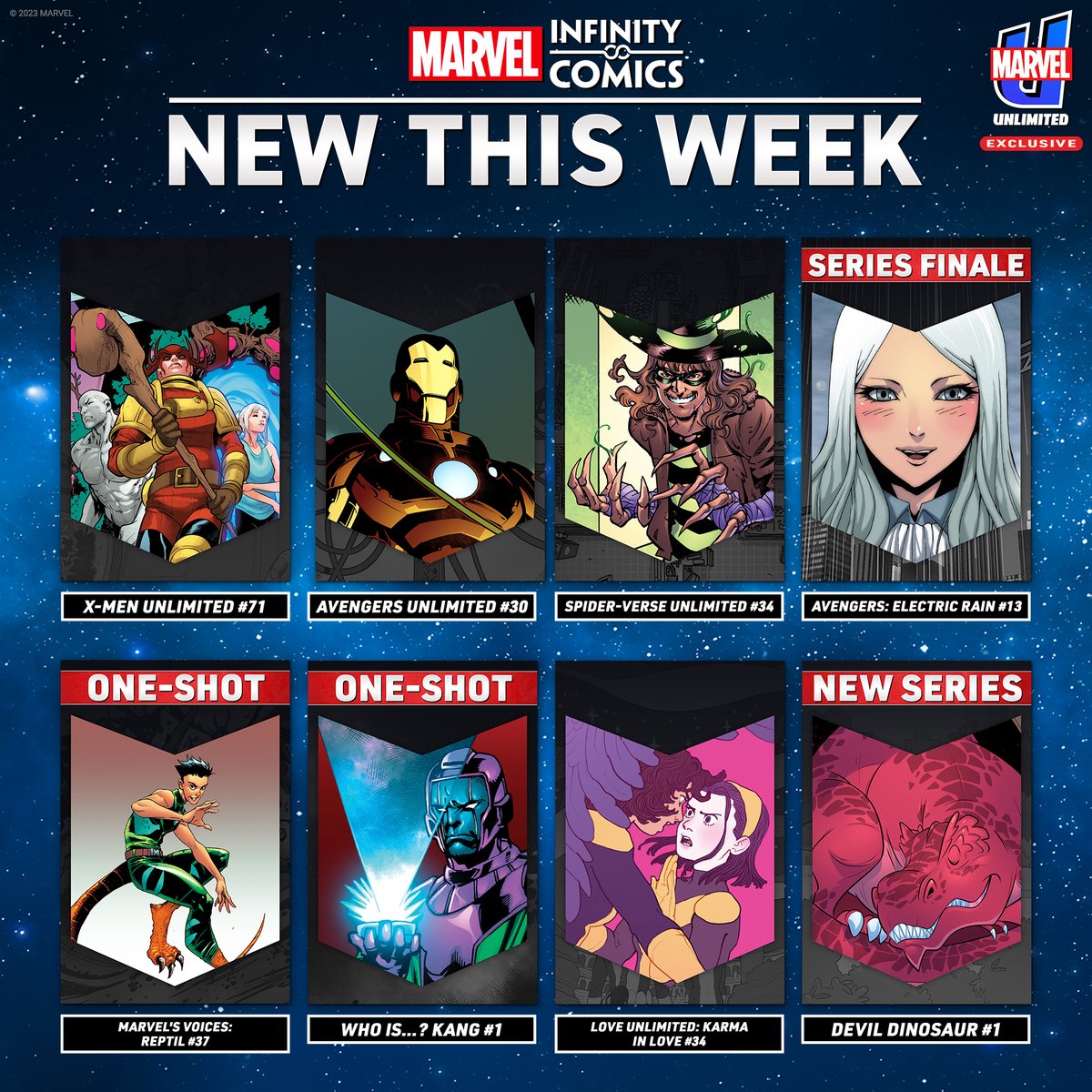 What's new to Marvel Infinity Comics? Read these and more now on #MarvelUnlimited!📱 Start scrolling: bit.ly/3DL2Inj