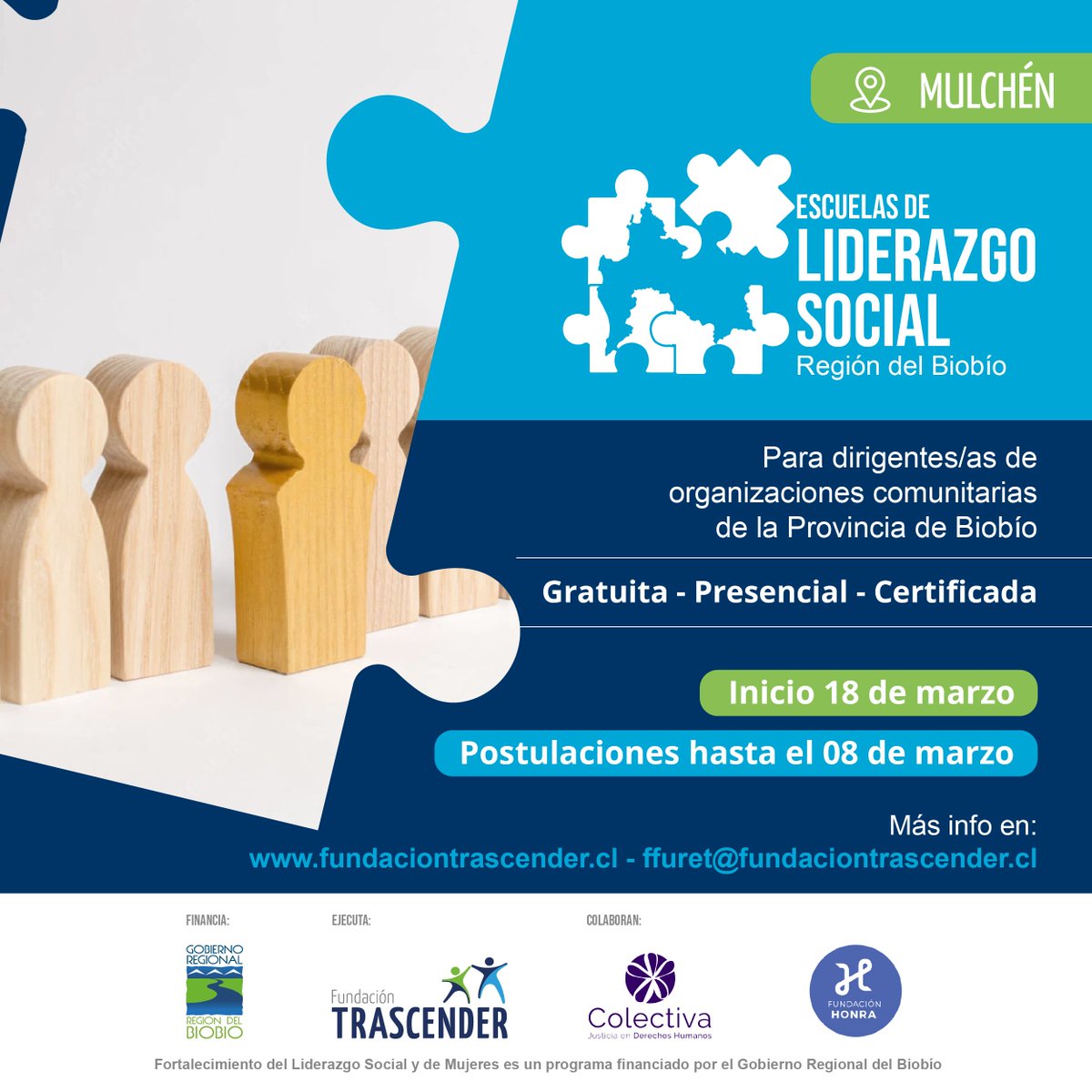 Colectiva_ddhh's tweet image. 🔉Están abiertas las postulaciones para el segundo ciclo de escuelas de liderazgo social y participación de mujeres en política, que se desarrollarán en #Cañete, #Cabrero, #Coronel y #Mulchén. Más información aquí 👉instagram.com/p/CoDkbgnP5x2/…