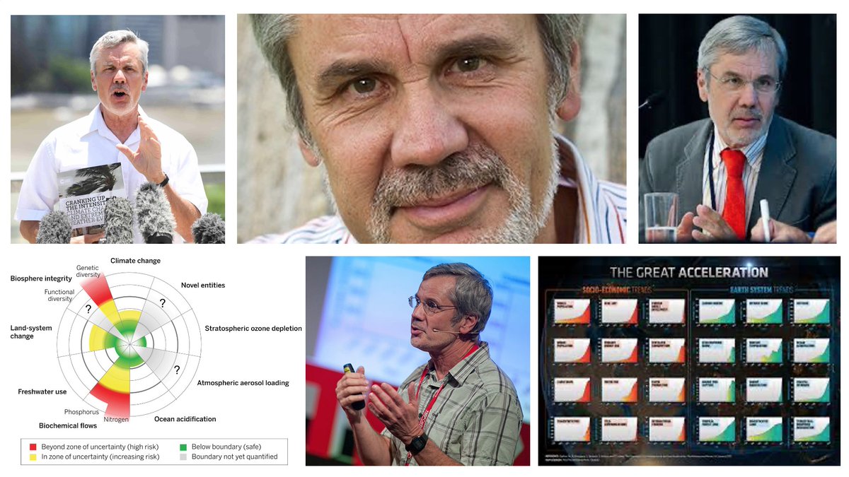 I’m shocked and devastated to hear that the brilliant climate scientist Will Steffen has died. I am deeply grateful to him for so many things - so here is a thread of 5 thank yous (and please feel welcome to add more).