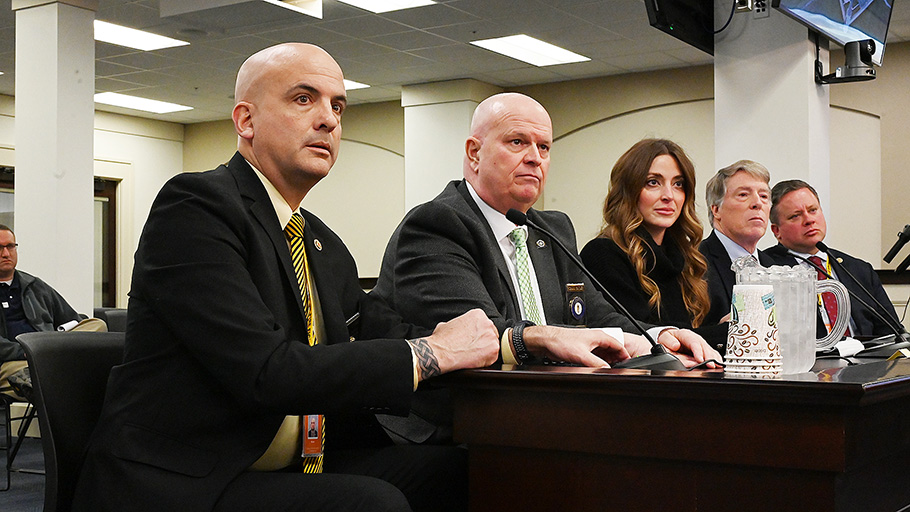 KLC Dir of Public Affairs <a href="/BryannaCarroll/">Bryanna L. Carroll</a>, <a href="/KentuckyChiefs/">Kentucky Association of Chiefs of Police</a> Exec Dir <a href="/ShawnButler/">Shawn Butler</a>, &amp; <a href="/KPFF_IAFF/">KY FIREFIGHTERS</a> Political Dir <a href="/semperbrian/">Brian O'Neill</a> &amp; Sec-Treasurer <a href="/KevinPletzke/">Kevin Scott Pletzke</a> testified on a bill <a href="/WalkerThomas_KY/">Walker Wood Thomas</a> plans to file that would provide a DROP for CERS. Learn more: bit.ly/KLCDROP