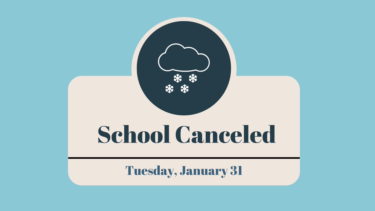 Due to inclement weather and poor road conditions, Frisco ISD has canceled school for Tuesday, January 31. Visit friscoisd.org/alerts for more information.