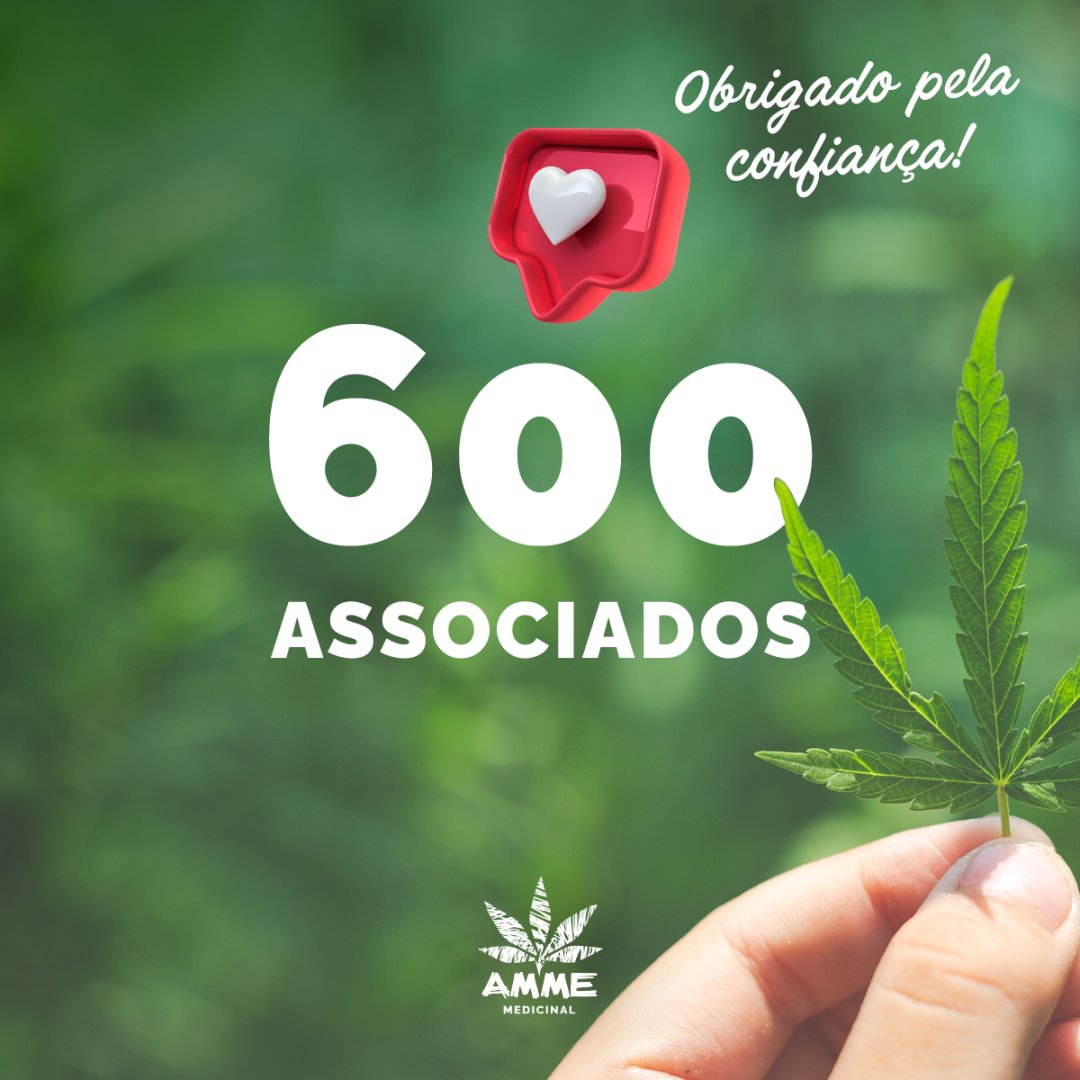 AmmeMedicinal's tweet photo. Novidade maravilhosa: Já somos 600 associados!
Temos muito a agradecer aos amigos e parceiros que nos ajudaram nessa caminhada. 💚

Para mais informações, fale com a gente no Whatsapp: 81 99604.0269 
https://t.co/X8X4pB0ty4 Seja um associado! #cannabismedicinal #cannabiscura https://t.co/H9r0d1To6V