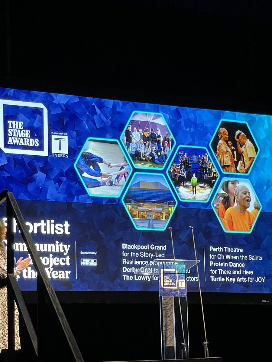derby_can's tweet image. Today we were at #TheStageAwards in London to celebrate #OverToYou and #DerbyCAN being nominated &amp;amp; shortlisted for #CommunityProjectOfTheYear
Well done to the winner @proteindance &amp;amp; for everyone that recognises the value in human connection no matter who you are!