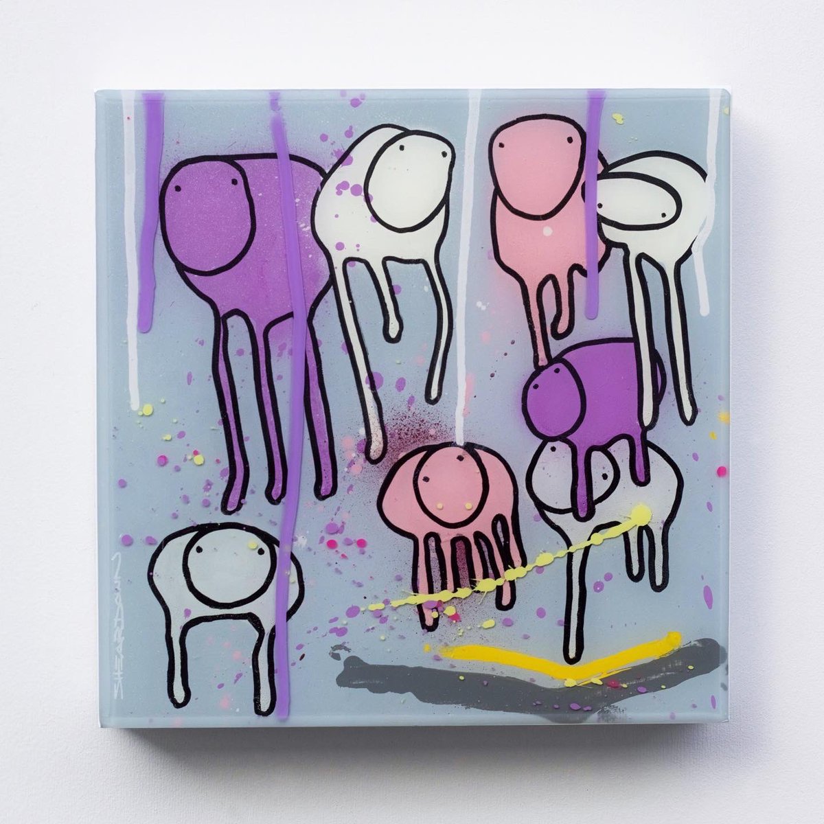morgansheardown's tweet photo. Grey ALSO Matters
______________
RAINING COWS
“Grey Matters”
10”X10”

Mixed media on multi-layered painted resin. 

.
.
 #RAININGCOWS #morgansheardown #torontoartist #originalart #interiourdesign #contemporaryart #cows #cowspainting #rainpainting #saatchiart  #modernart https://t.co/MbxrPB9vbQ