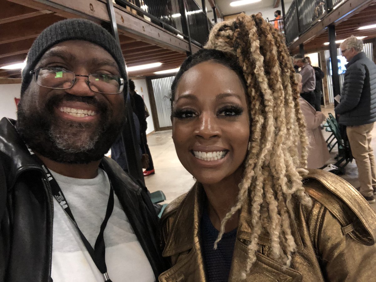 Nebula_One's tweet photo. I served as a judge during the 9th annual @DentonBFF!I got to meet @Syberspace opening night of the festival before her incredible musical performance the following night! #DBFF #ExperienceCulture @NBCDFWCommunity @NBCDFW https://t.co/hWLo4fnui7