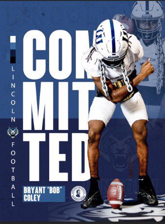 bryant_1m's tweet photo. Blessed and honored to say I’m 1000% committed to Lincoln University🔵⚪️ @ByronGettis @OTHSFBDC @KJAY_KJAY @Es_academy @JosephC48447705 https://t.co/ZYTMCdOKa6