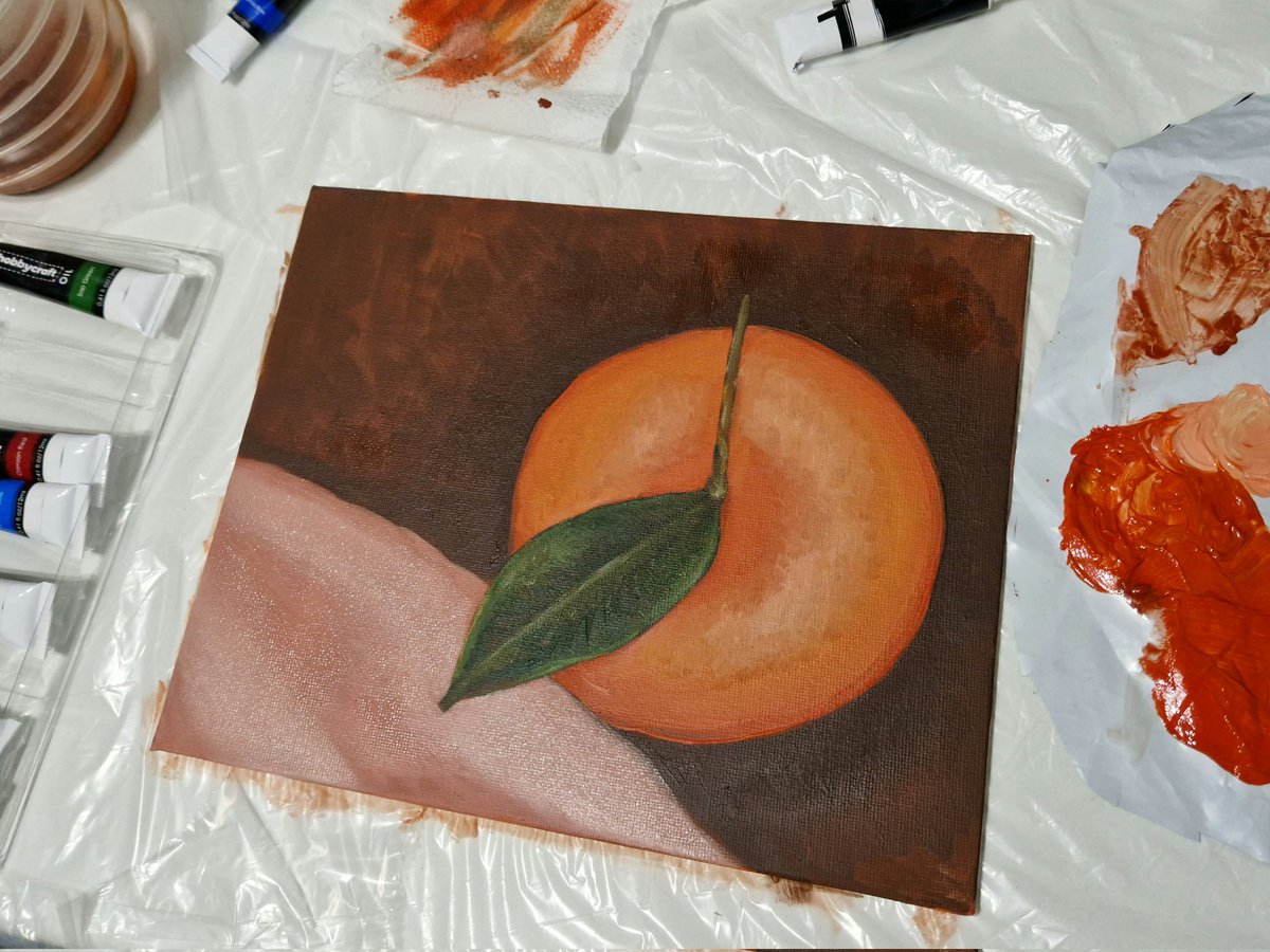 I took part in an hour <a href="/Hobbycraft/">Hobbycraft</a> workshop by @ louisehumph_art to learn oil painting 🎨

I'm so happy with how this came out! I think I'll definitely be practising more with oils 👀

Thank you Louise for being such a great teacher!