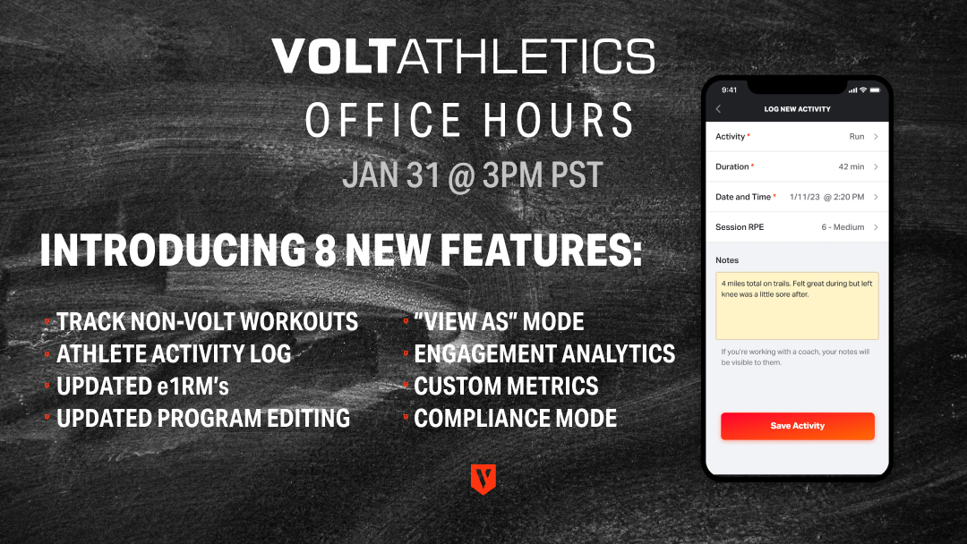 Volt Athletics tweet media