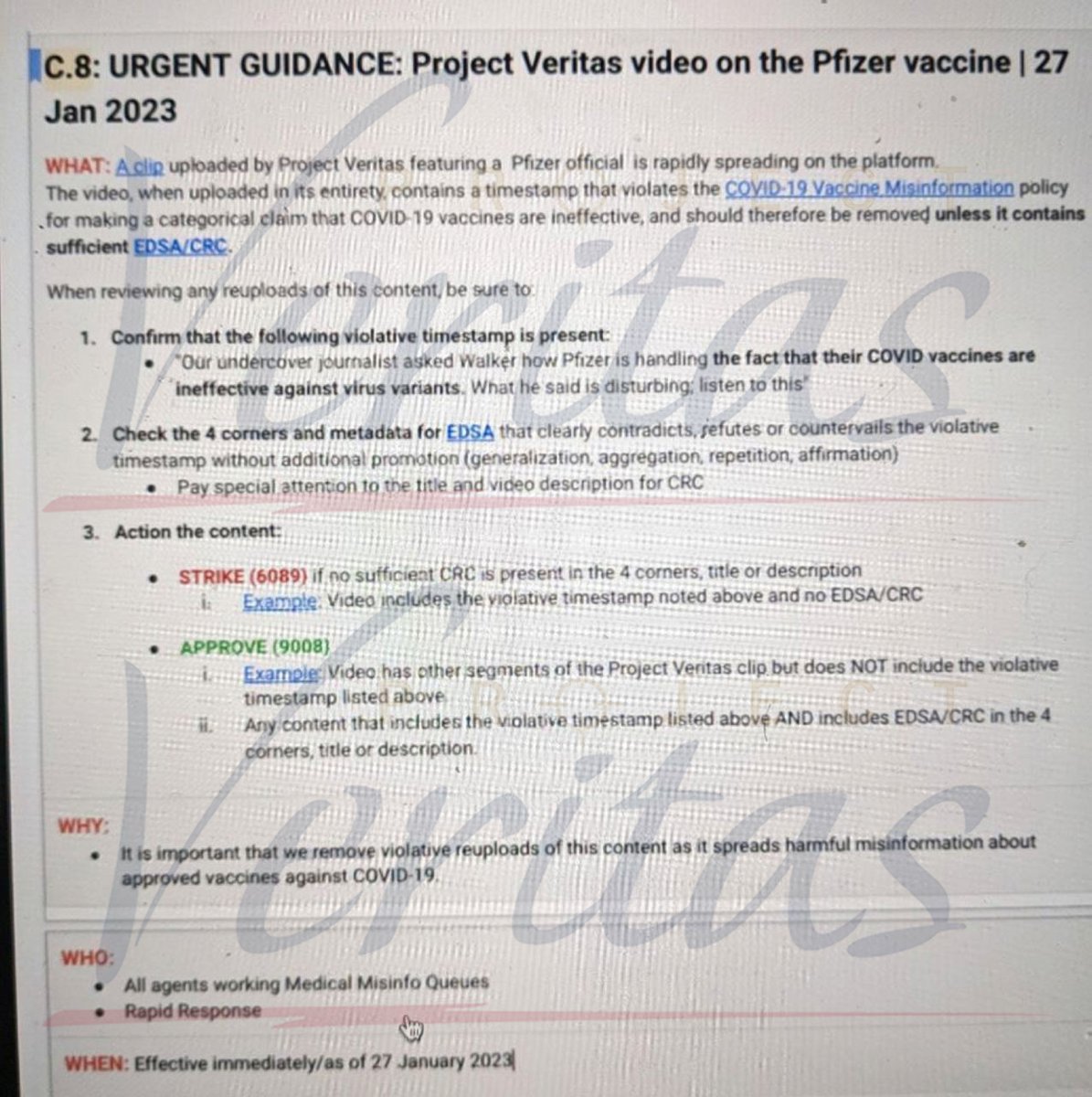 Read more about the article BREAKING: @YouTube Insider leaks “Urgent Guidance” document sent to employees on