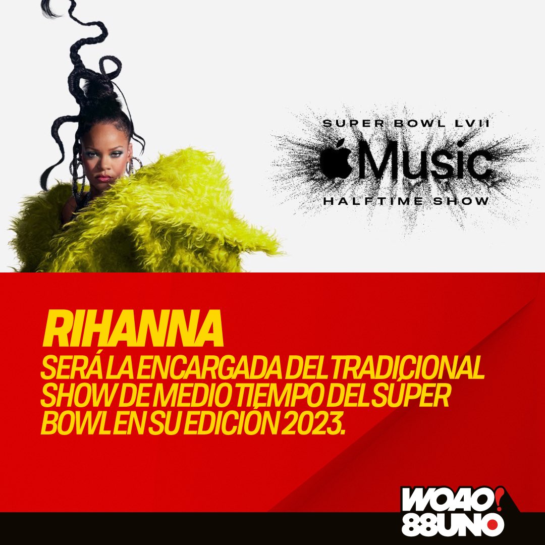 Este 12 de febrero la ganadora de un Grammy, ocupará uno de los espacios más codiciados del calendario musical estadounidense, que ven millones de personas cada año, el Super Bowl LVII #SBLVII