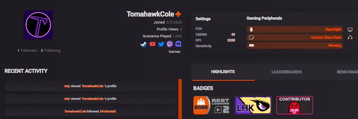 LighthawkFPS's tweet photo. To celebrate the beta launch of https://t.co/sTyNF8pfQD, we're giving away 5x @kovaaks Steam keys and 5x 3-month KovaaK's Plus passes
Rules:
1. Follow @kovaaks and @LighthawkFPS
2. Retweet
3. Comment w/ a screenshot of your free https://t.co/2CpC6FwmwR profile https://t.co/cRVjti7SmE