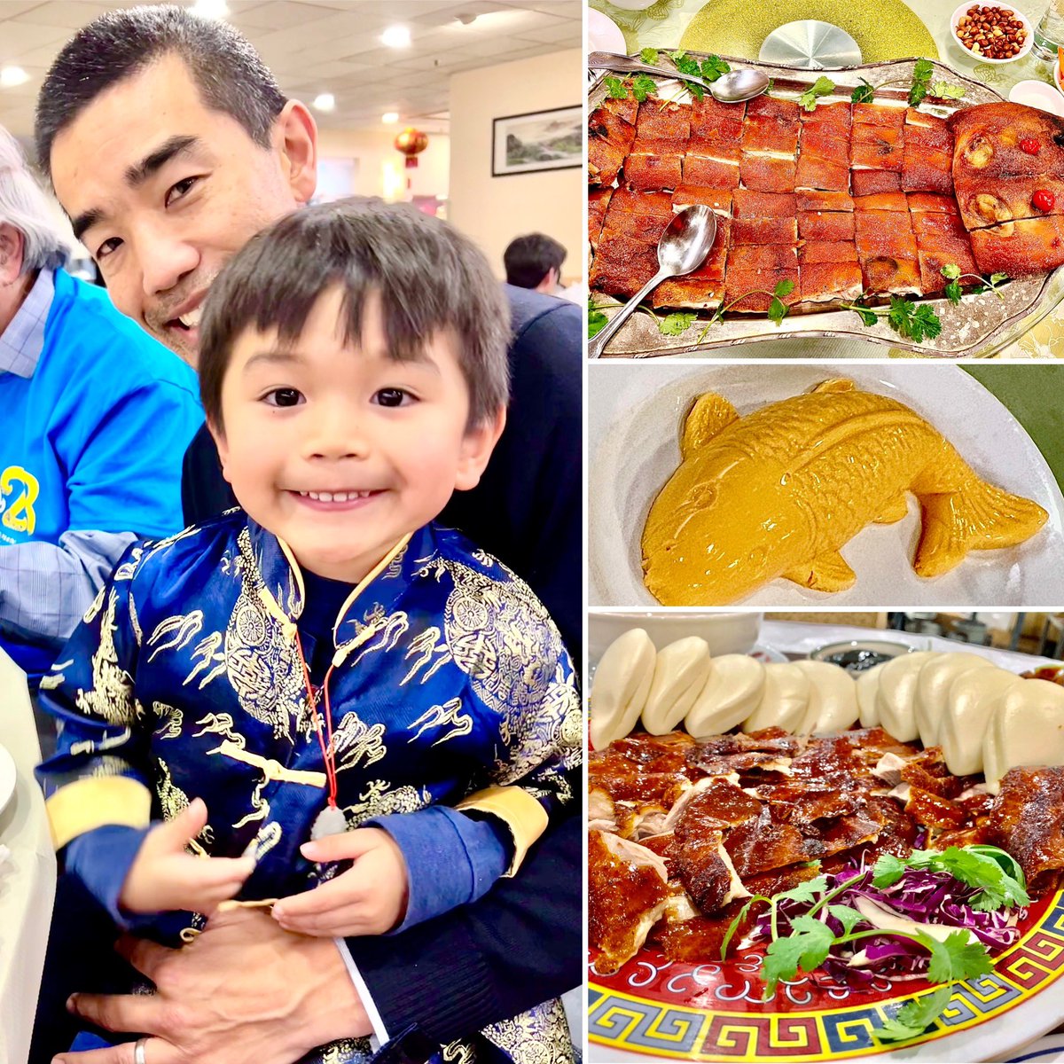 jeanquan's tweet photo. We decided to support #Oakland #Chinatown by holding a family #LunarNewYear #banquet at #PeonyRestaurant. We had a traditional 9 course meal. Our favorites included these dishes:
π#roastsucklingpig
π#mangopudding
π#pekingduck
#HappyYearoftheRabbit
#weloveoakland https://t.co/lyh5LoqSKl