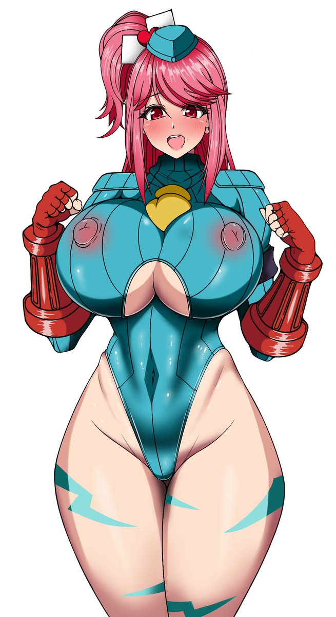 鏡華ちゃんに親衛隊スーツ
鋭角ハイレグver 