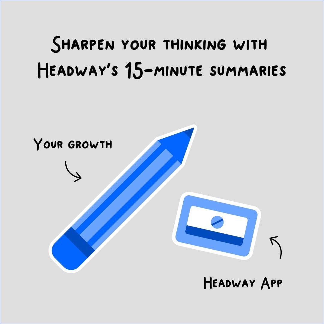 get_headway's tweet image. Learning is a lifelong process📖 Grow on the go by listening to best-selling non-fiction summaries on the Headway app (link in bio)
#sharpthinking