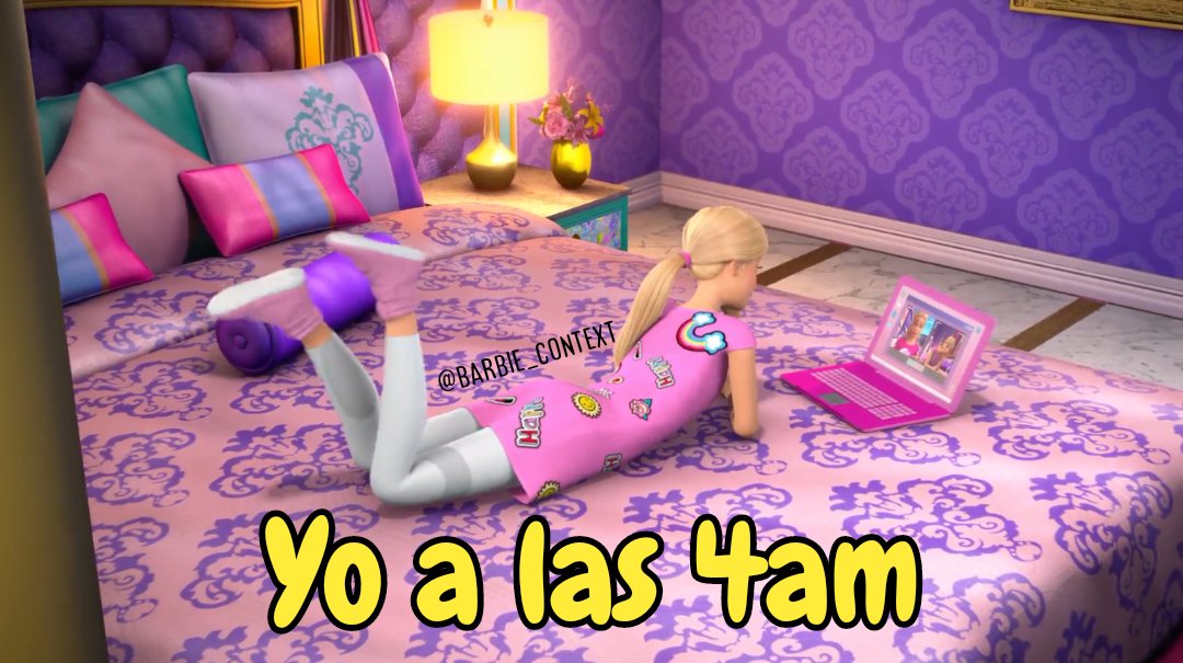 barbie_context's tweet photo. -Hoy me voy a dormir temprano https://t.co/9QiQ6YZSwh