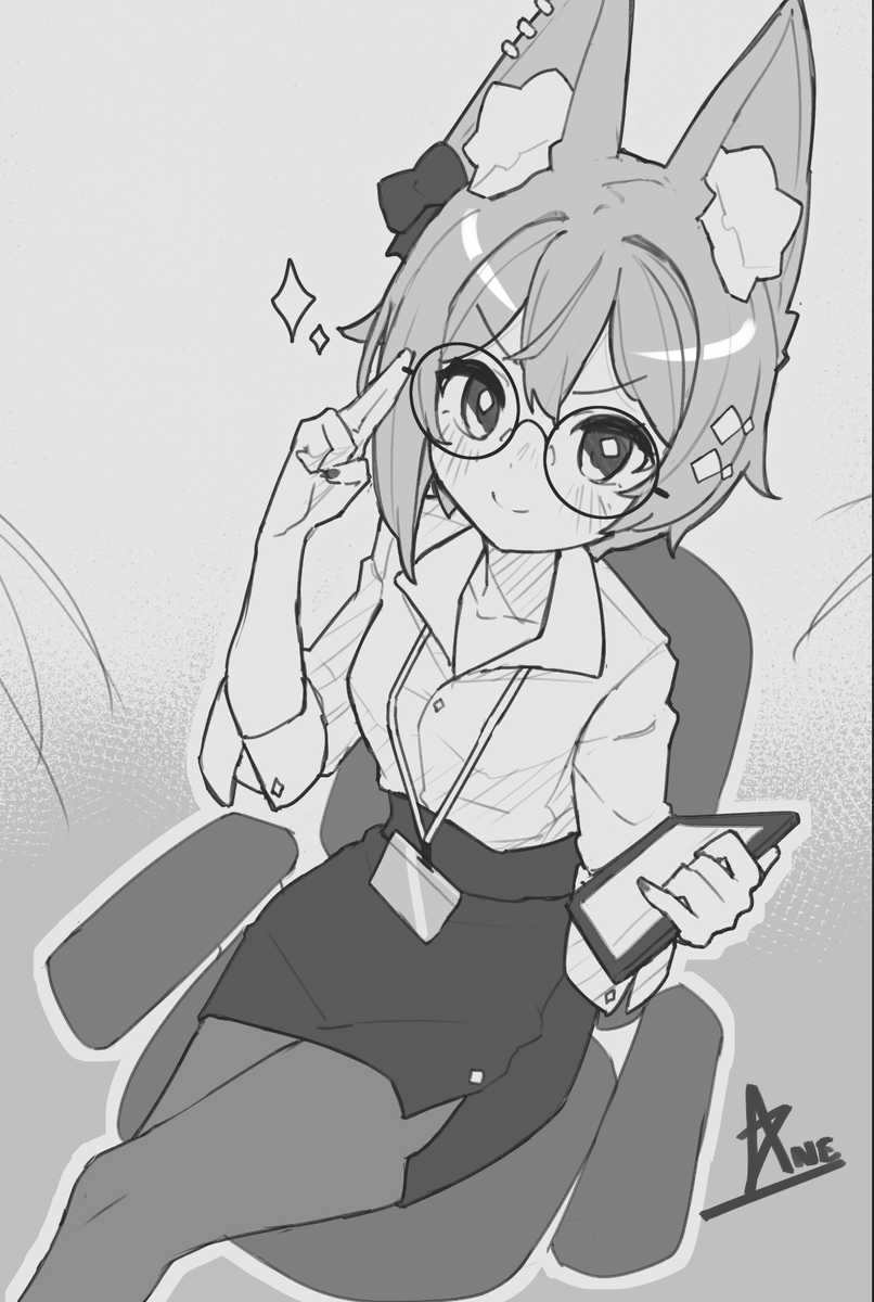 funni office lady sketch of the dae #Bubullart 