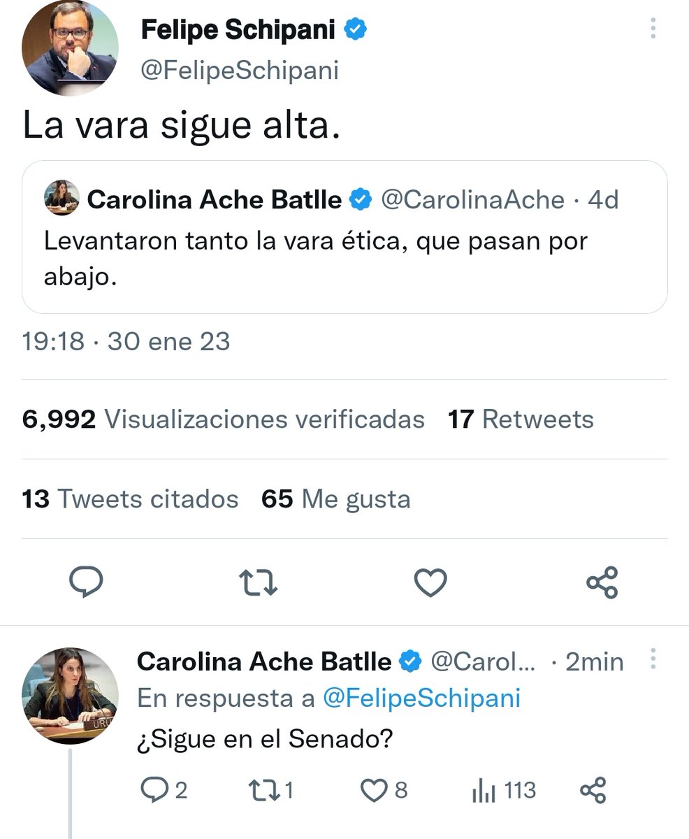 cabezamartini's tweet photo. 🔴 El ida y vuelta entre el diputado Schipani y Carolina Ache en twitter. https://t.co/wpFzbvu7mQ