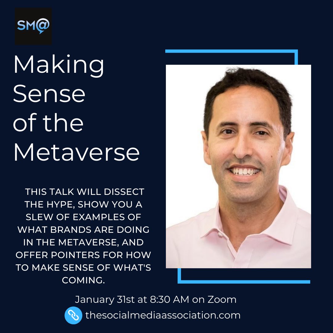 Social Media Association tweet media