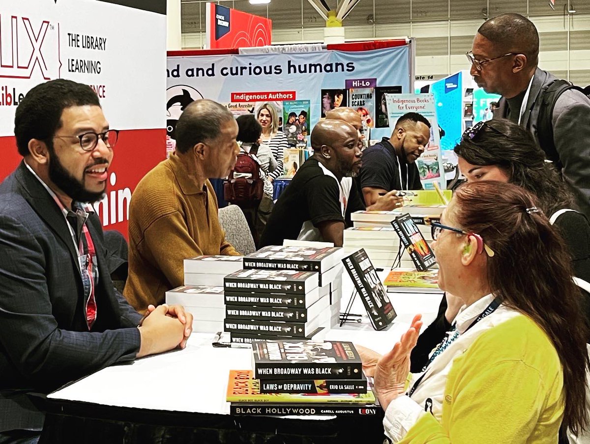 I couldn’t have asked for better authors to have spent the weekend with at @ALALibrary #liblearnx23! Each of their books are fantastic—and so important! I salute them!

(Seriously, do y’all know how rare and special it is to have a panel like this at a national conference?) 1/3