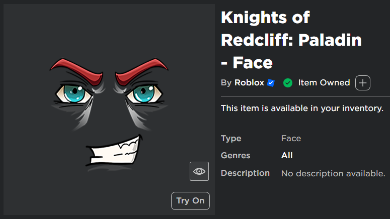 Knights of Redcliff: Paladin - Face
