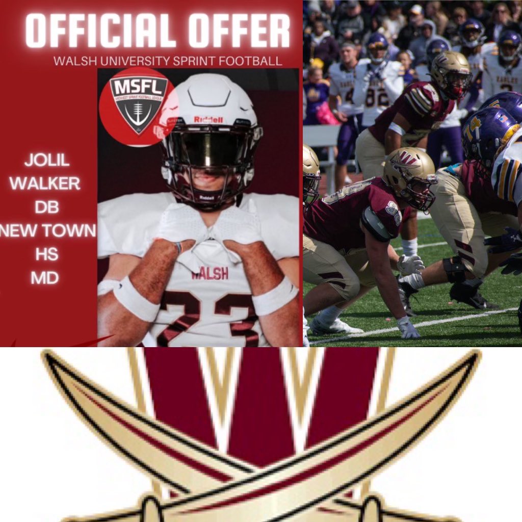 Jolil Walker (@hardbodylill) on Twitter photo Blessed to receive a offer from <a href="/coachstew31/">Coach Lamarr Stewart</a> to walsh University #swordsSharpmentality‼️ let’s go <a href="/walshsprintFB/">Walsh Sprint Football</a> ⚔️ Blessed to receive a offer from <a href="/coachstew31/">Coach Lamarr Stewart</a> to walsh University #swordsSharpmentality‼️ let’s go <a href="/walshsprintFB/">Walsh Sprint Football</a> ⚔️
