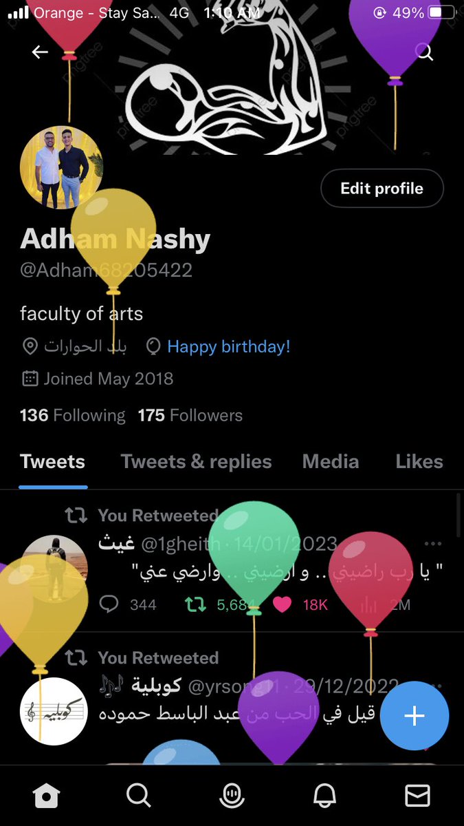 Adham68205422's tweet photo. 22🎂🎂 https://t.co/00unuwlXPo
