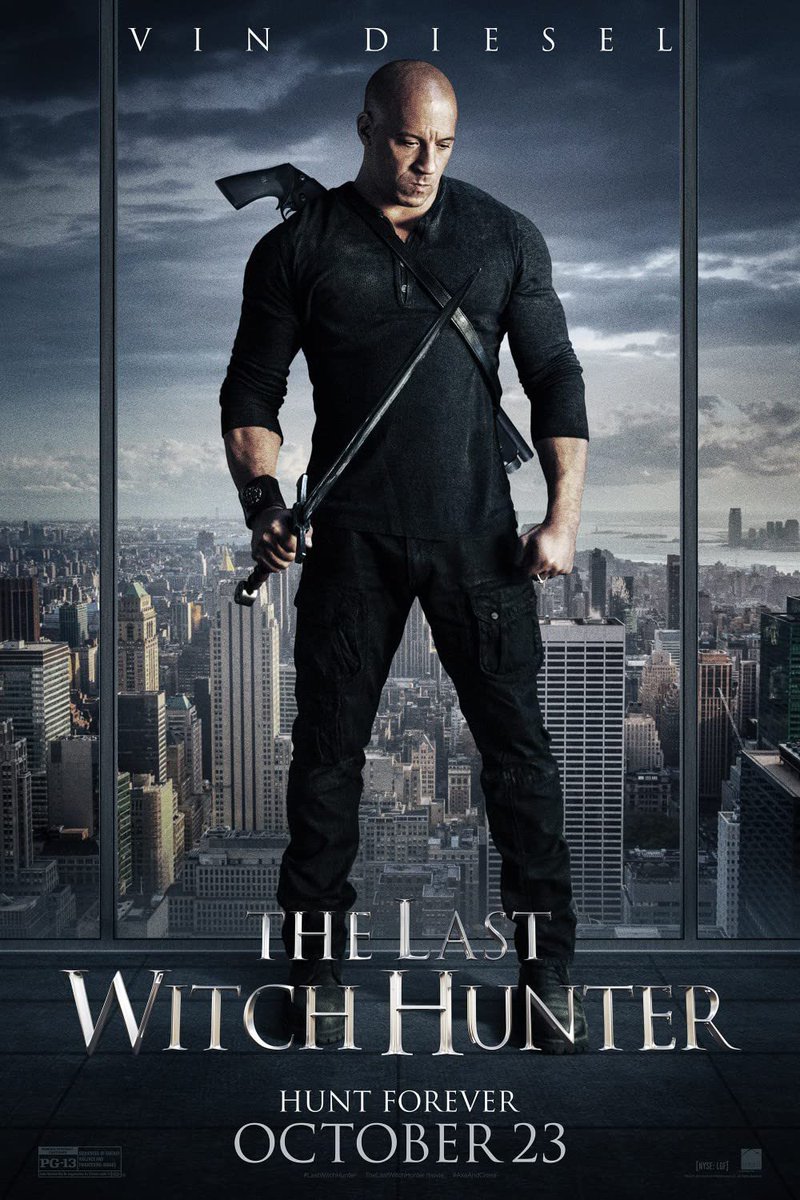Loughychops's tweet photo. #FilmTwitter #prime #action #fantasy #AmazonPrimeVideo #firstwatch #fw
#NowPlaying #NowWatching 

2023 viewing

32. The Last Witch Hunter (2015)

Starring
#VinDiesel
#ElijahWood
#MichaelCaine
#RoseLeslie
#RenaOwen 

Directed by 
#BreckEisner https://t.co/zZdXtTv7zY