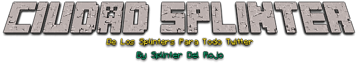 LES PRESENTO:

EL SERVER DE LA CIUDAD SPLINTER EN MINECRAFT.

¿COMO ENTRAR? SEGUI ESTE HILO +