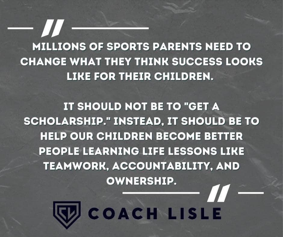 The scholarship will take care of itself if the latter things are a priority