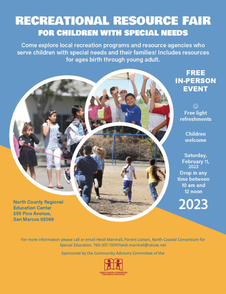 NCCSE_SD's tweet photo. Community Resource Fair! February 11, 2023.
https://t.co/9T0r4A9t26 https://t.co/nFPjhXzBvr
