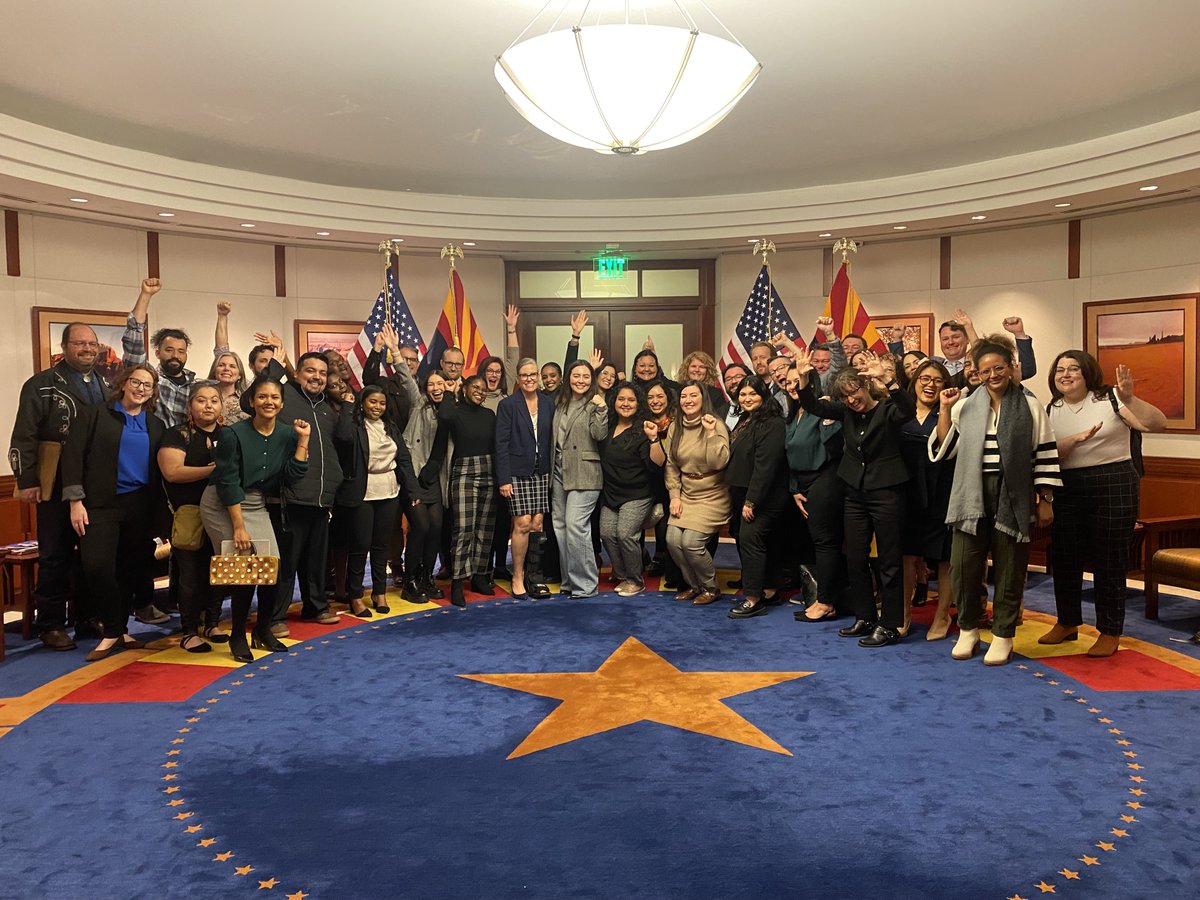 GovernorHobbs's tweet photo. I cannot do this job alone. I am grateful to hear from advocates and community leaders about how the government can better work for them.

It was great to meet with so many different groups that care about moving Arizona forward. #Hobbs100 https://t.co/XEdUtD415b