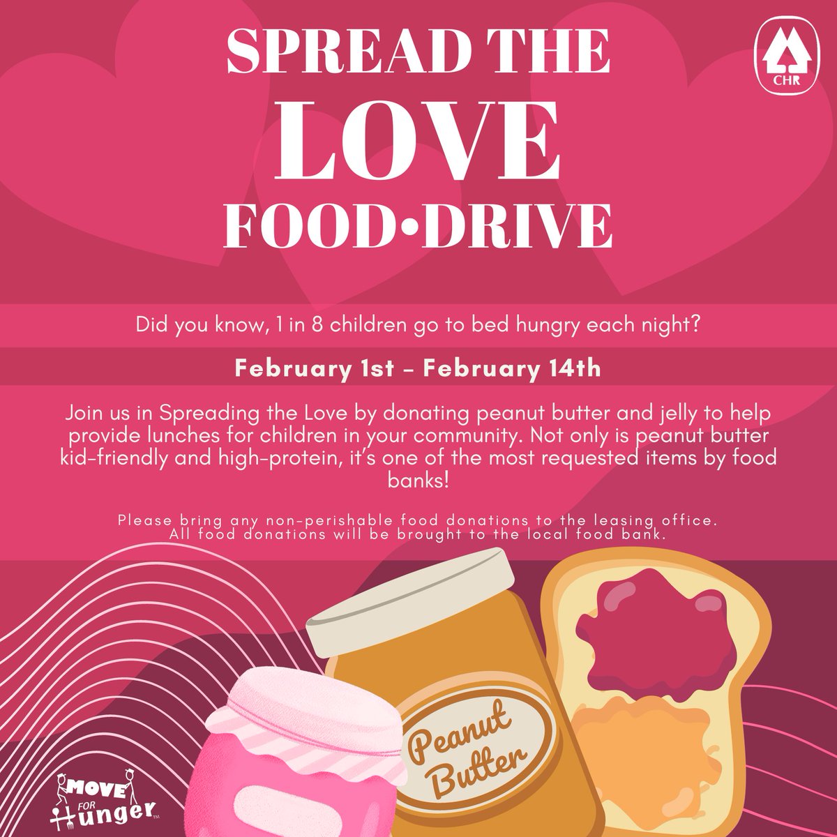 Spread the Love Food Drive (2/12 - 2/15)