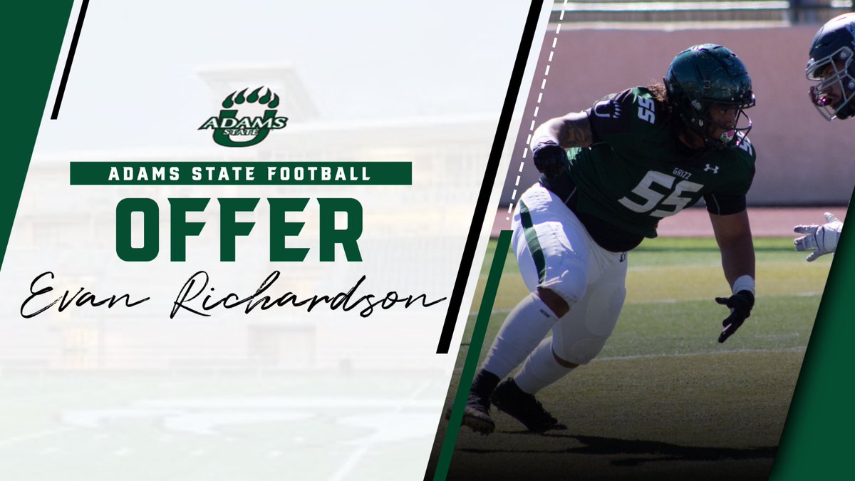 Blessed to receive my second Division ll offer from Adams State University. Thank you for this opportunity 🙏🏿<a href="/Coach_BPerkins/">Brandon Perkins</a> @Coach_KaiEllis <a href="/AdamsStateFB/">Adams State Football</a> #GoGrizz #ProtectRex #EverdayEveryway
