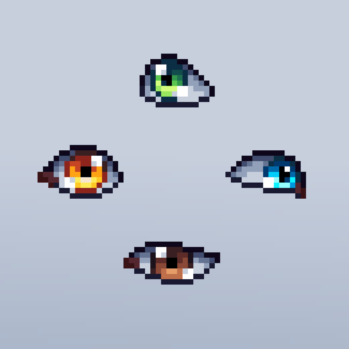 Walkimist's tweet photo. 👁️ @Pixel_Dailies 
#eyes #pixel_dailies https://t.co/7ML7nWLmLq