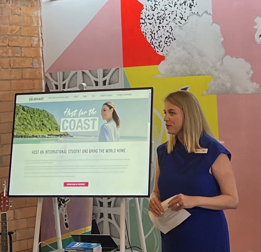 Sarah Todd (@stodd_griffith) on Twitter photo Great to see #hostforthecoast launched today, an initiative of @StudyGoldCoast and the <a href="/cityofgoldcoast/">City of Gold Coast</a> to support international students to live and study on the Gold Coast. #intled Great to see #hostforthecoast launched today, an initiative of @StudyGoldCoast and the <a href="/cityofgoldcoast/">City of Gold Coast</a> to support international students to live and study on the Gold Coast. #intled