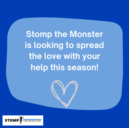 StomptheMonster's tweet photo. This #Valentines season, consider spreading the love to patients battling cancer. At #StompTheMonster, we're passionate about patients having one less thing to worry about by providing grants to cover some expenses during treatment. Donate here: https://t.co/0eFVDFJ8FJ https://t.co/NlybFQ3Aoi